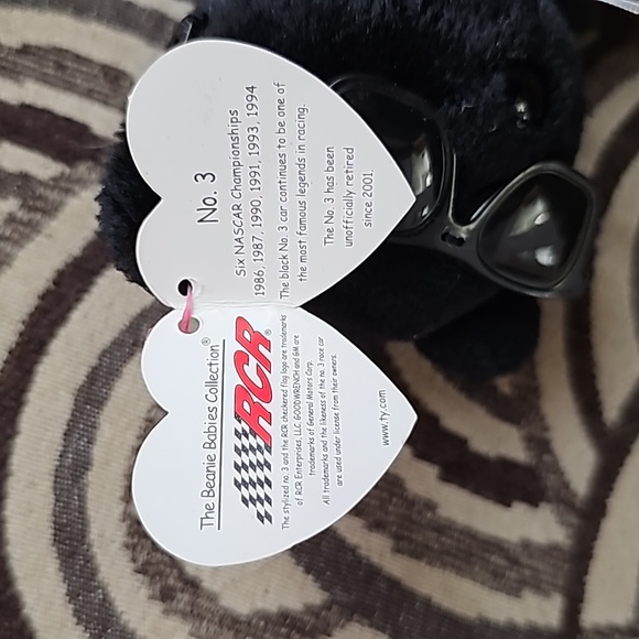TY DALE EARNHARDT No 3 ORIGINAL BEANIE BABY - Picture 4 of 8